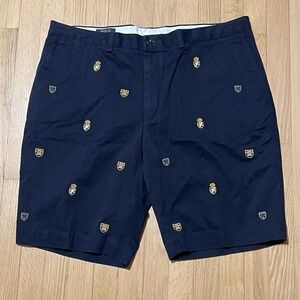 Polo Ralph Lauren All Over Embroidered Crests Shield Men's Shorts Size 40
